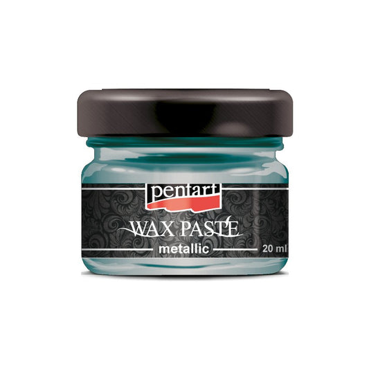 Pentart Wax Paste - Metallic - 20ml - Turtle Green - Rustic River Home