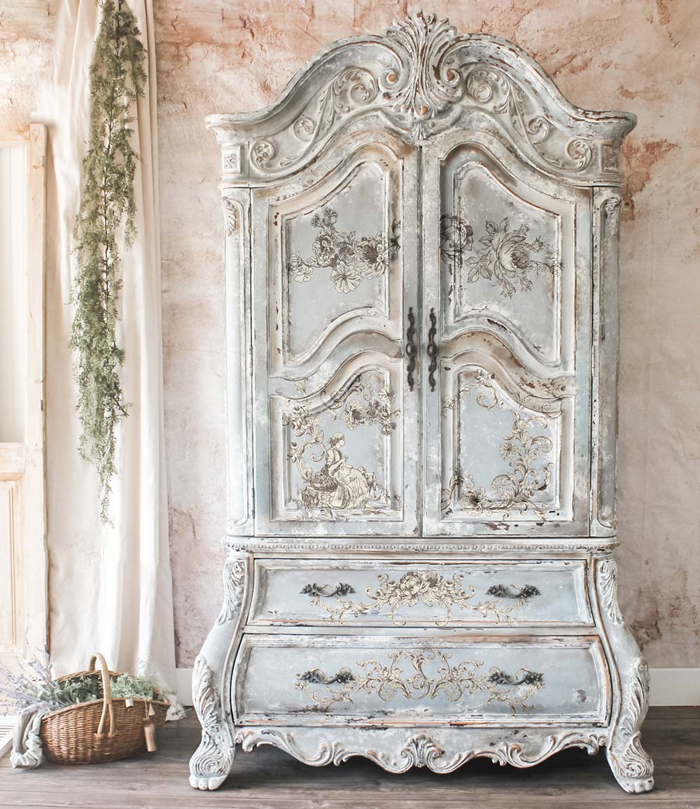 Redesign Decor Transfer - Alaina Toile - 24"x35" - Rustic River Home