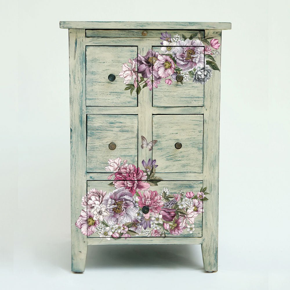 Redesign Decor Transfer - Dreamy Florals - 6"x12" - Rustic River Home