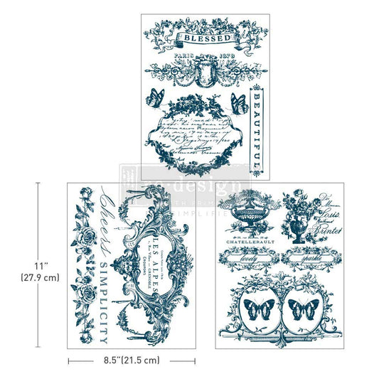 Redesign Decor Transfer - Lovely Labels - 8.5"x11" - Rustic River Home