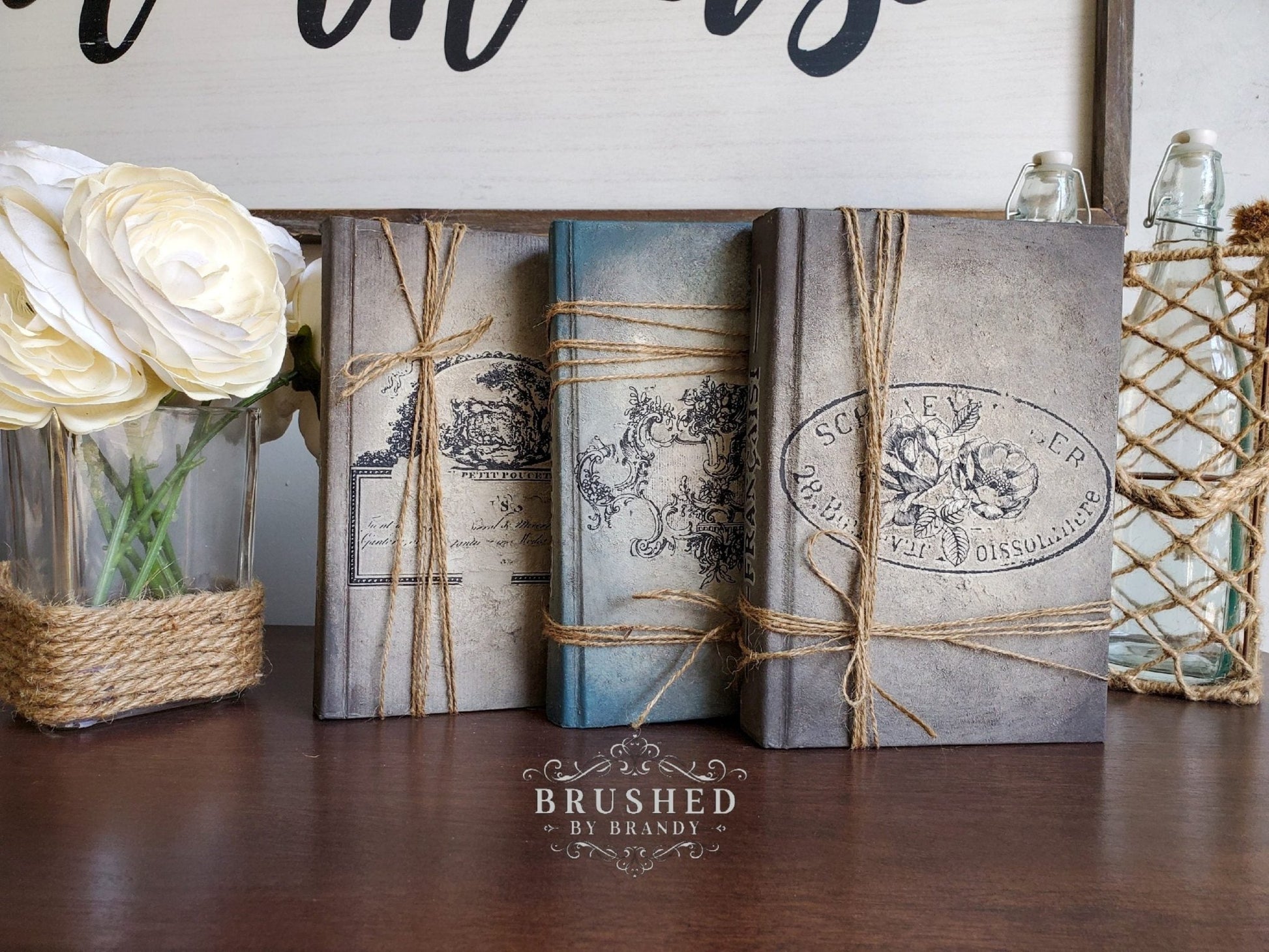 Redesign with Prima Decor Transfer - Classic Vintage Labels - 24"x35" - Rustic River Home