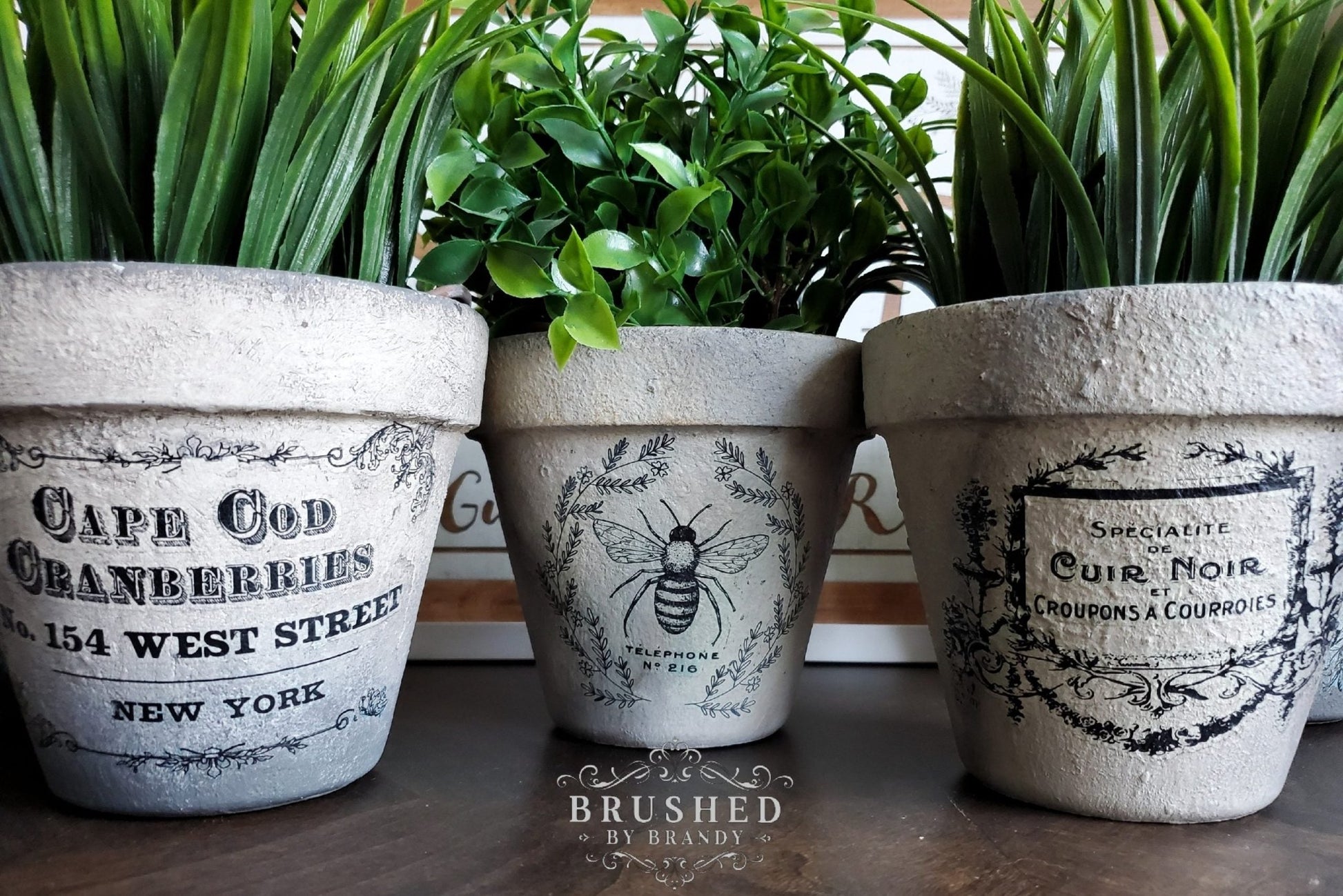 Redesign with Prima Decor Transfer - Classic Vintage Labels - 24"x35" - Rustic River Home