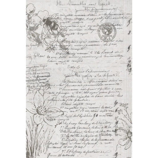 Roycycled Treasures - Natural History Decoupage Paper - 20 x 30 in - Rustic River Home