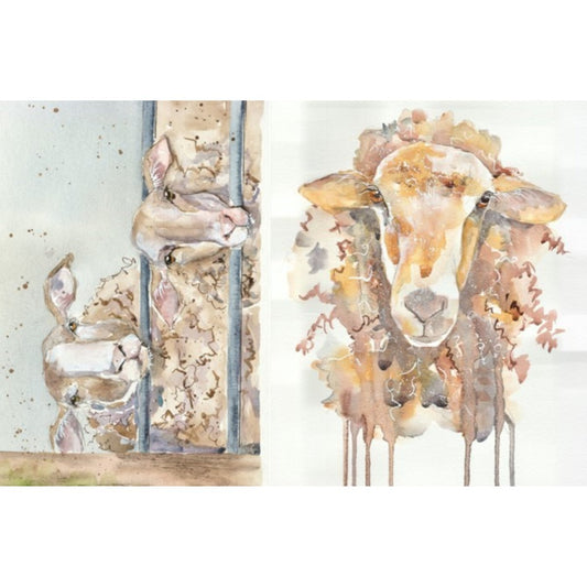 Roycycled Treasures - Sheep Decoupage Paper - 20x30in - Rustic River Home