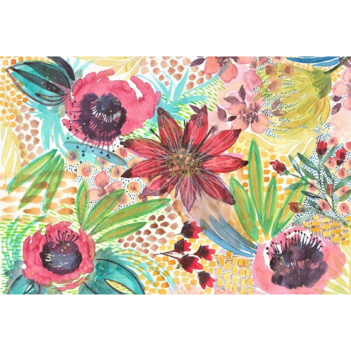 Roycycled Treasures - Unique Floral Decoupage Paper - 20x30in - Rustic River Home