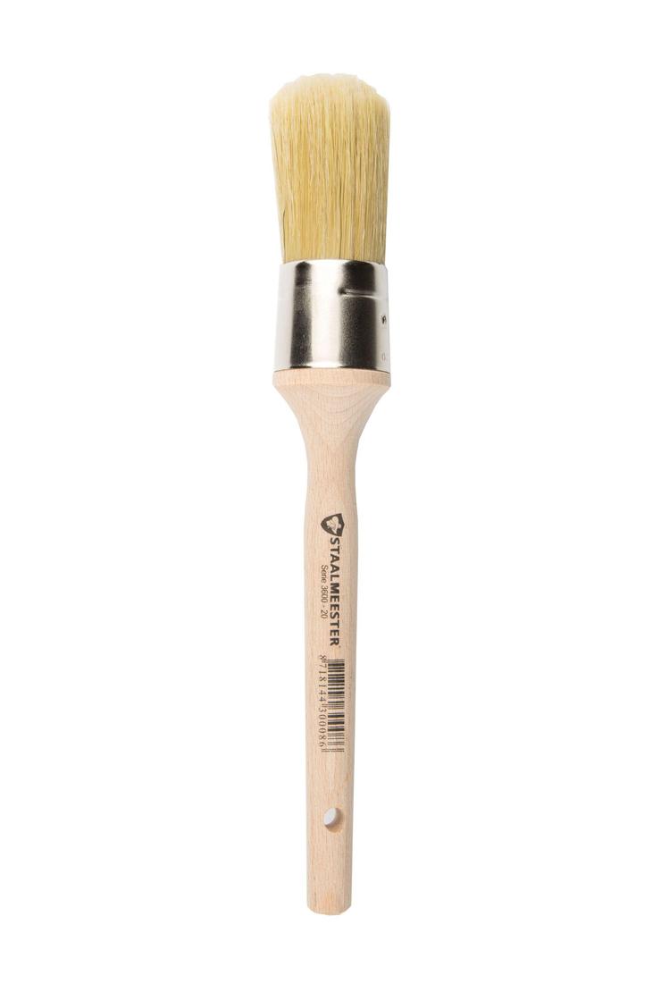 Staalmeester - Round Wax Brush (Series 3600) - #20 (38mm) - Rustic River Home