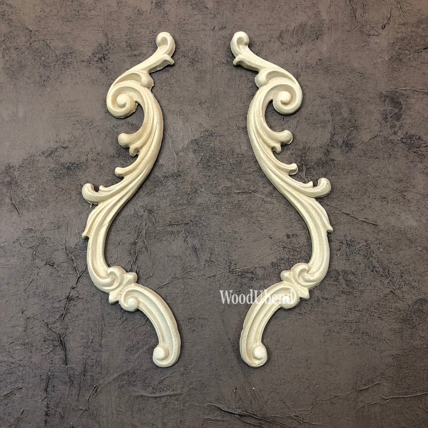 WoodUBend - Pack of Two Decorative Scrolls WUB1309 - 25 x 4 cm - Rustic River Home