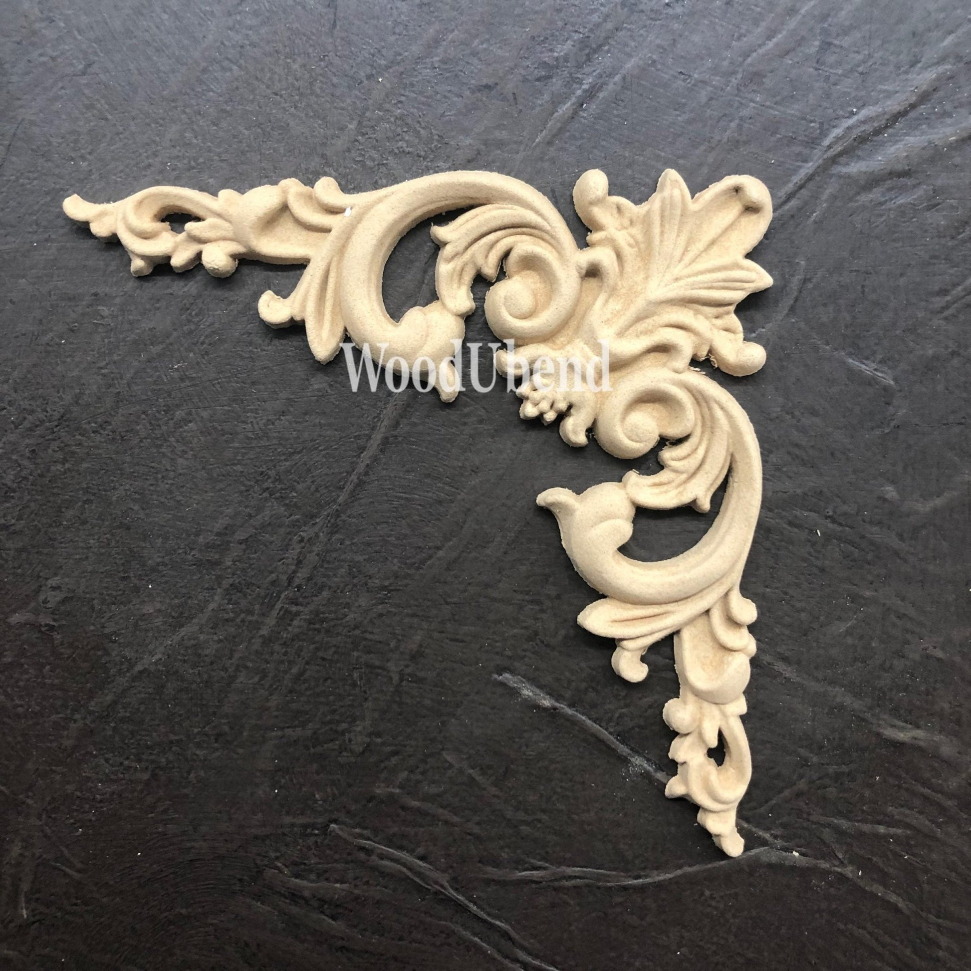 WoodUBend - Pack of Two Pediments WUB2094 - 15 x 8 cm - Rustic River Home