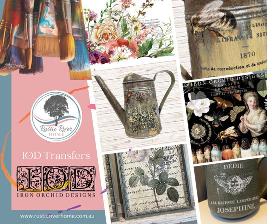 Workshop - IOD Transfers - Rustic River Home